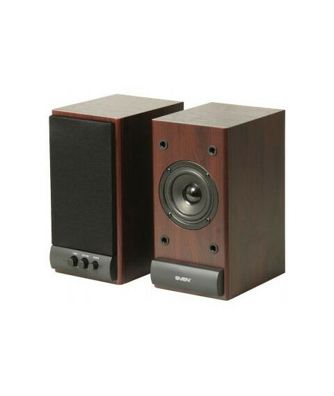 Колонки: Колонки SVEN SPS-609 Cherry 2x5W, дерево фотографии