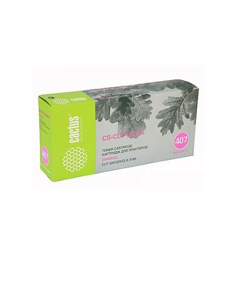 Для Samsung (совместимые): Картридж Cactus CS-CLT-M407S Magenta для Samsung CLP-320/325, CLX-3185 фотографии