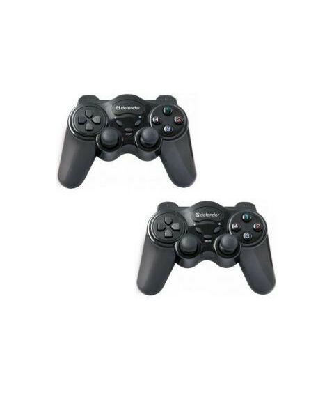 Рули и джойстики: 2 мини-джойстика Defender GAME MASTER 14кн, 2мини-джойстика, беспроводной [64257] фотографии