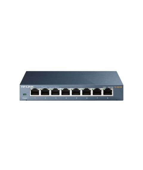 Коммутаторы, маршрутизаторы, межсетевые экраны: Коммутатор TP-Link TL-SG108 Gigabit Desktop Switch 8UTP 10/100/1000 Mbps фотографии