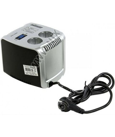 Стабилизаторы напряжения: Стабилизатор PowerMAN AVS 1000C вх. 150-280V, вых. 220V±10%, 1000VA, 2 розетки Euro фотографии