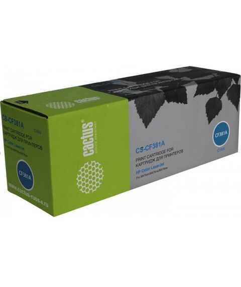 Для HP (совместимые): Картридж Cactus CS-CF381A Cyan для Color hp LJ Pro M476dn/nw/dw фотографии