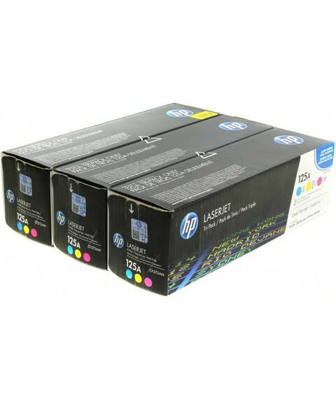 Для HP (оригинал): Картридж HP CF373AM 3-Pack 541A/542A/543A для hp LaserJet CP1215/1515n/1518n, CM1312mfp фотографии
