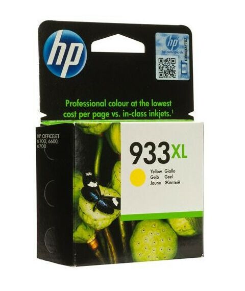 Для HP (оригинал): Картридж HP CN056AE Yellow №933XL для OfficeJet 7110 WF фотографии
