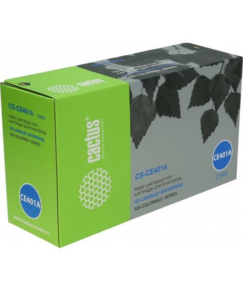 Для HP (совместимые): Картридж Cactus CS-CE401A Cyan для hp 500 Color M551 фотографии
