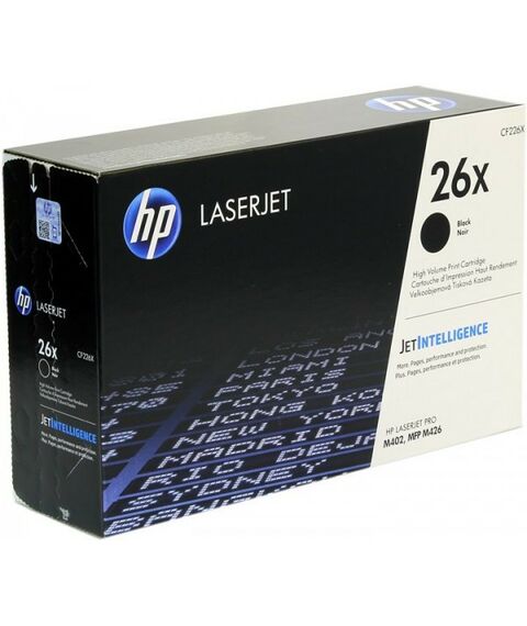 Для HP (оригинал): Картридж HP CF226X Black №26X для LaserJet Pro M402, MFP M426  (повышенной емкости) фотографии