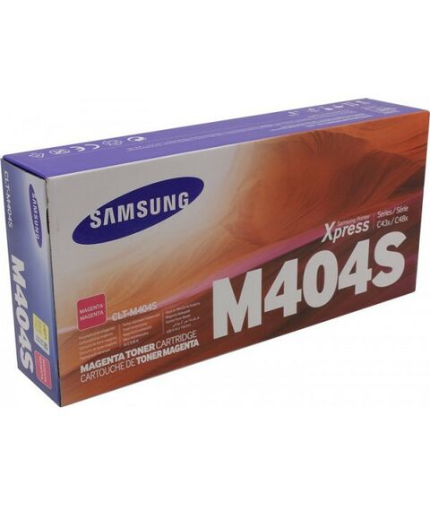Для Samsung (оригинал): Тонер-картридж Samsung CLT-M404S Magenta для Samsung C43x/C48x серии фотографии