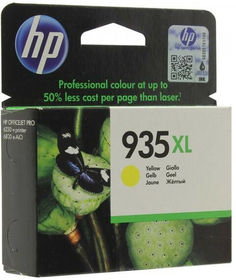 Для HP (оригинал): Картридж HP C2P26AE Yellow №935XL для HP Officejet Pro 6230/6830 повышенной ёмкости фотографии