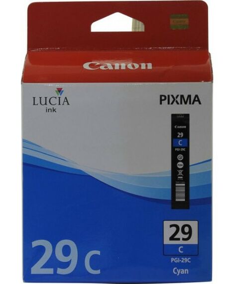 Для Canon (оригинал): Чернильница Canon PGI-29C Cyan для Pixma PRO-1 фотографии