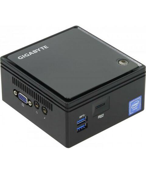 Barebone системы: Barebone система GigaByte GB-BACE-3160 Celeron J3160, 1.6-2.24 ГГц, SVGA, HDMI,GbLAN, WiFi, BT,SATA, 1DDR3 SODIMM фотографии