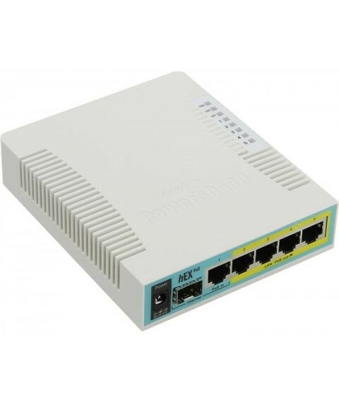 Коммутаторы, маршрутизаторы, межсетевые экраны: Маршрутизатор Mikrotik RB960PGS 4UTP 10/100/1000Mbps PoE, 1WAN, 1SFP, USB фотографии