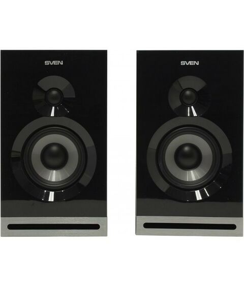 Колонки: Колонки SVEN SPS-705 Black 2x20W, дерево, Bluetooth фотографии