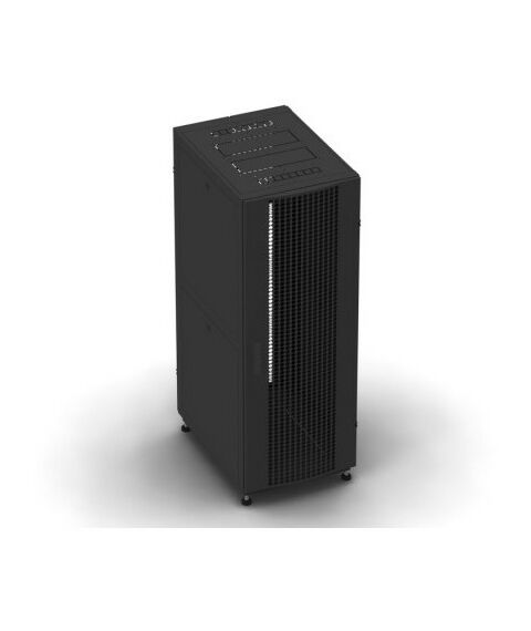 Шкафы и стойки: Шкаф NT BUSINESS 2 MP24-610 B 19" напольный 24U 600*1000, дверь  перфорированная, черный (4ч) фотографии