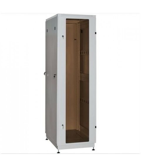 Шкафы и стойки: Шкаф NT PRACTIC 2 MG27-66 G 19" напольный 27U 600*600, дверь со стеклом, серый (3ч) фотографии