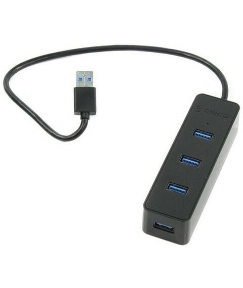 USB концентраторы (USB hub): Разветвитель Orico W5PH4-U3-BK 4-Port USB3.0 HUB фотографии