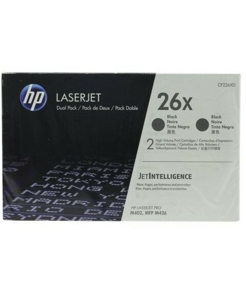 Для HP (оригинал): Картридж HP CF226XD Dual Pack Black №26X для LaserJet Pro M402, MFP M426 (повышенной емкости) фотографии