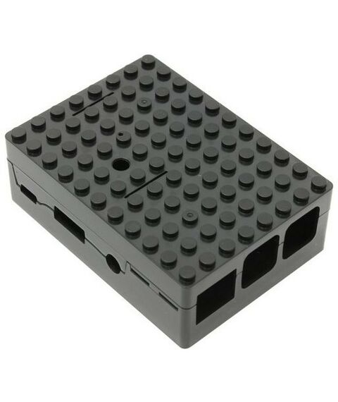 Тонкие клиенты: Корпус ACD RA182 для Raspberry Pi 3 Black ABS Plastic  Building Block Case фотографии