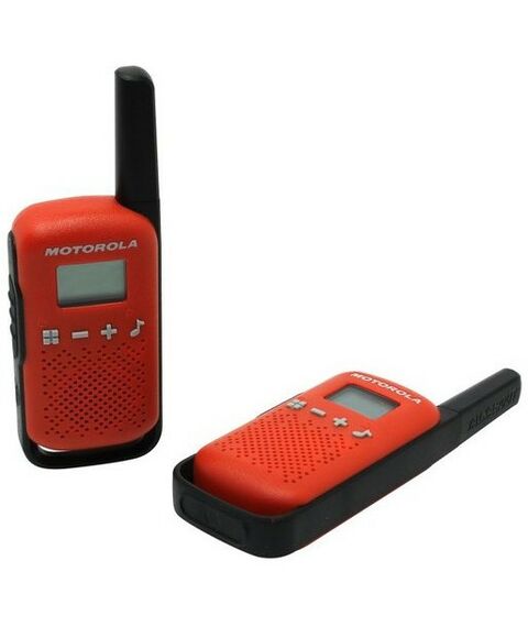Рации, радиостанции: Радиостанция Motorola TALKABOUT T42 Red 2 порт. радиостанции, PMR446, 4 км, 8 каналов,  LCD, 3xAAA фотографии