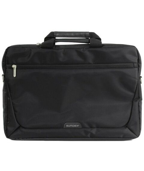 Сумки и чехлы для ноутбуков: Сумка Sumdex PON-117BK полиэстер, чёрная, 17" фотографии
