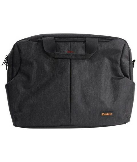 Сумки и чехлы для ноутбуков: Сумка Exegate BusinessPro полиэстер, чёрная, 15.6" [EX283433RUS] фотографии