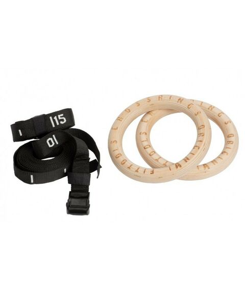 Турники и брусья: Кольца гимнастические Original FitTools FT-CROSSRINGS Максимальная нагрузка 330 кг фотографии