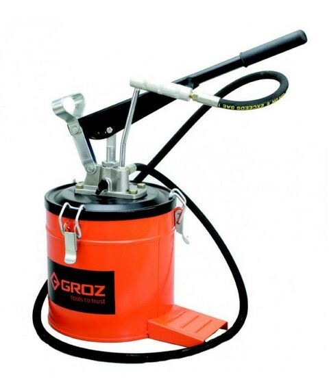 Насосы и насосные станции: Нагнетатель смазки Groz VGP-6A 6кг, переносной [GR44280] фотографии
