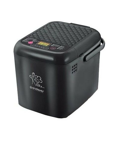 Хлебопечки: Хлебопечь Endever Skyline MB-59 вес выпечки до 600 г, регулировка веса выпечки, мощность 550 Вт, программ выпечки: 19, цвет черный фотографии