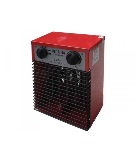 Тепловые пушки: Тепловая электрическая пушка РЕСАНТА ТЭП-2000Н компактная фотографии