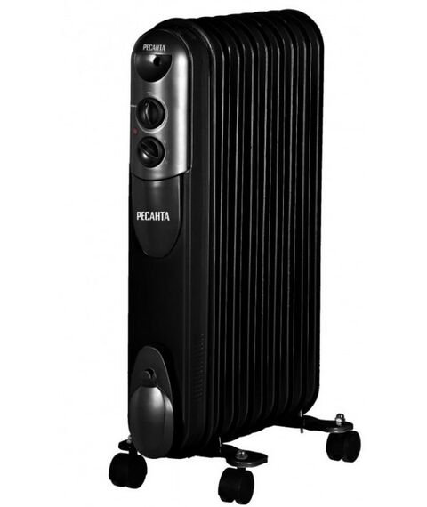 Масляные радиаторы: Масляный радиатор РЕСАНТА ОМПТ-9НЧ фотографии