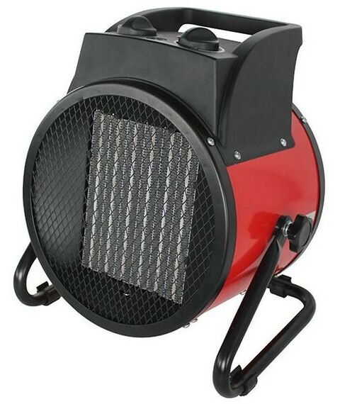 Тепловые пушки: Тепловая электрическая пушка РЕСАНТА ТЭПК-5000K керамический нагревательный элемент, круглая фотографии