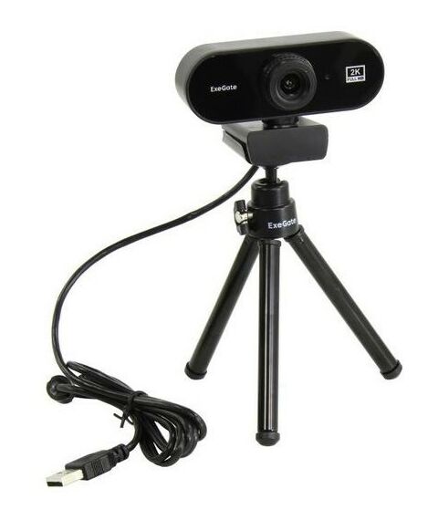Веб-камеры: Веб-камера Exegate Stream C940 2K USB2.0,  2560x1440, микрофон, трипод [EX287380RUS] фотографии