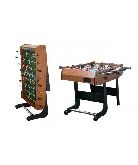 Настольный футбол: Настольный футбол (кикер) Weekend Maccabi Mini 121x61x81, орех, складной фотографии