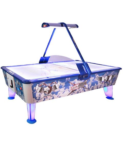 Аэрохоккей: Аэрохоккей Wik Kick Shot 8 ф 238 х 128 х 83 см, цветной, жетоноприемник/купюроприемник фотографии