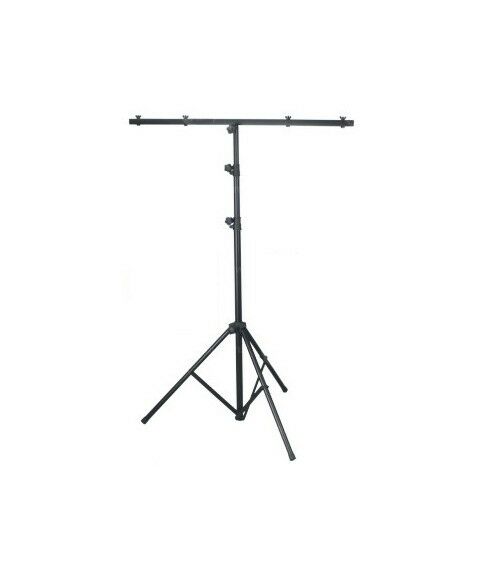 Световое оборудование: Т-образная стойка Torex LS-1 для светового оборудования, высота 120-270 см, диаметр трубы перекладины 25 мм, длина перекладины 92 см, расстояния между отверстиями 29 см, грузоподъемность 25 кг фотографии