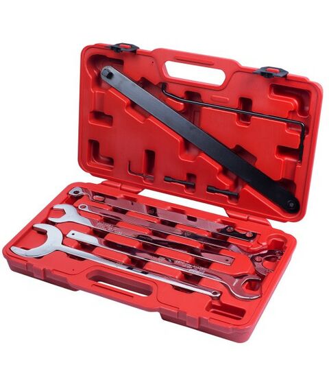 Демонтажный инструмент: Набор ключей для термомуфт МАСТАК 103-50001C марки Mercedes / BMW / FORD, кейс, 10 предметов фотографии