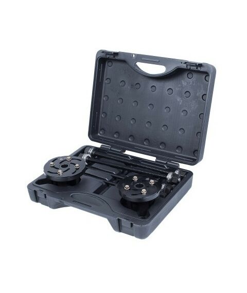 Демонтажный инструмент: Набор оправок для монтажа и демонтажа сайлентблоков МАСТАК 110-20006C 34-82 мм, кейс, 6 предметов фотографии