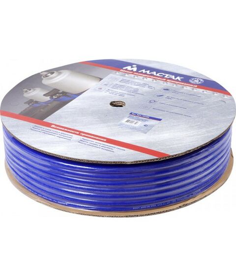 Принадлежности к компрессорам и электростанциям: Шланг пневматический высокого давления МАСТАК 681-08100 8х12 мм, бухта 100 м, полиуретановый фотографии