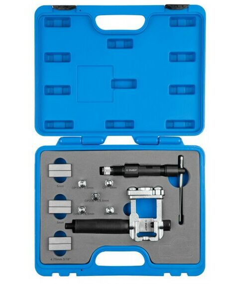 Трубогибы: Развальцовка простых и двойных бортиков Зубр ЭКСПЕРТ 23613-H10 с углом 90 и 115 град на трубах с толщ стенки 0,7 и 1 мм,4,75,5,6 мм фотографии