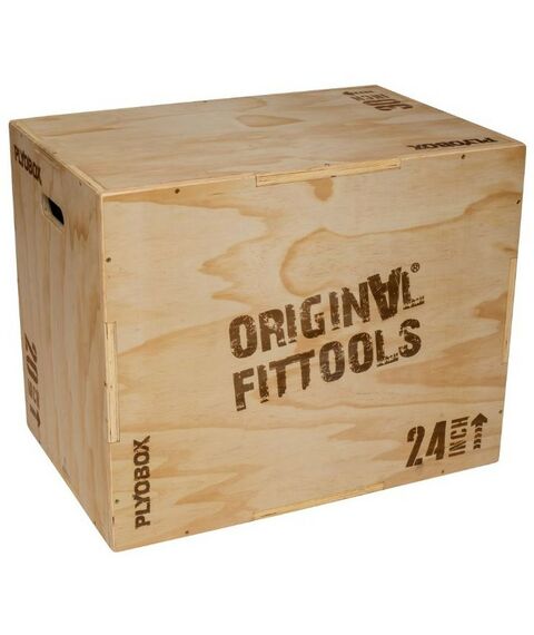 Фитнес оборудование: Платформа для запрыгивания Original FitTools FT-PLYO1 Высота изделия 500 - 600 - 700 мм, плиометрическая фотографии