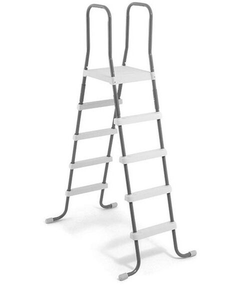 Бассейны: Лестница для бассейнов Intex 28067 до 132 см, 4 ступеньки, с площадкой фотографии