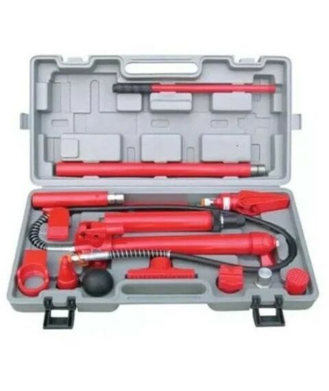 Прессы, растяжки, обратные молотки: Растяжка гидравлическая (набор для кузовного ремонта) TOR LT-J1010C 10 т, в пластиковом кейсе [1009725] фотографии