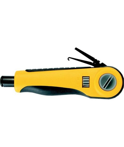 Монтажное оборудование: Инструмент для заделки витой пары Nikomax NMC-3640R ударного типа, 2 уровня регулировки силы удара, крепление Twist-Lock, без ножа в комплекте фотографии