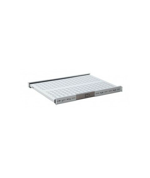 Шкафы и стойки: Полка выдвижная TLK TLK-SHFC-600R-GY 19", Ш418хГ600мм, для шкафа глубиной 800мм, серая фотографии