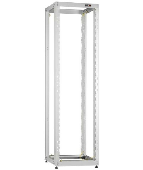 Шкафы и стойки: Монтажная стойка двухрамная раздвижная TLK TRK-475510-R-GY 19", 47U, Ш550xВ2220xГ(600 -1000) мм, шаг регулировки глубины 50 мм, в разобранном виде, цвет серый RAL 7035 фотографии