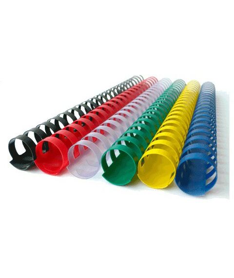 Пружины для переплета: Пластиковые пружины  10 мм желтые 100 шт. фотографии