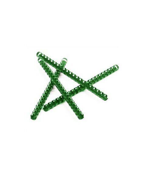 Пружины для переплета: Пластиковые пружины  10 мм зеленые 100 шт. фотографии