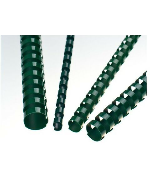 Пружины для переплета: Пластиковые пружины  25 мм зеленые 50 шт. фотографии