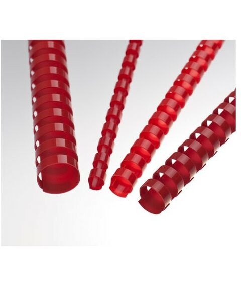 Пружины для переплета: Пластиковые пружины  6 мм красные 100 шт. фотографии