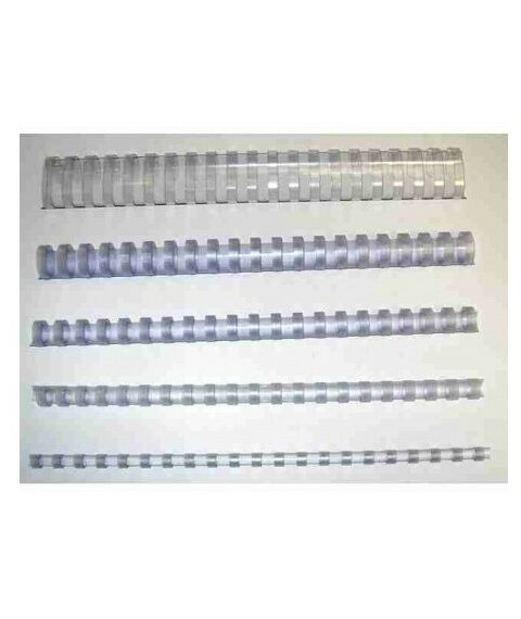 Пружины для переплета: Пластиковые пружины  6 мм прозрачные 100 шт. фотографии