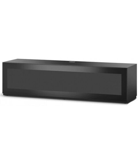 Тумбы и стойки для телевизоров: Стойка под телевизор Sonorous ST 160I BLK BLK BS нагрузка 50кг, крепеж для ТВ, угол поворота 35o, 440х1650х450мммм,  черное стекло / черный ящик фотографии